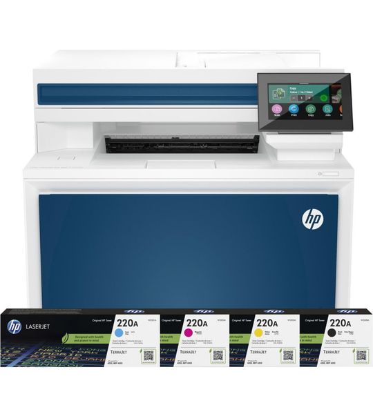 HP Color LaserJet Pro MFP 4302fdw + 1 extra set toners