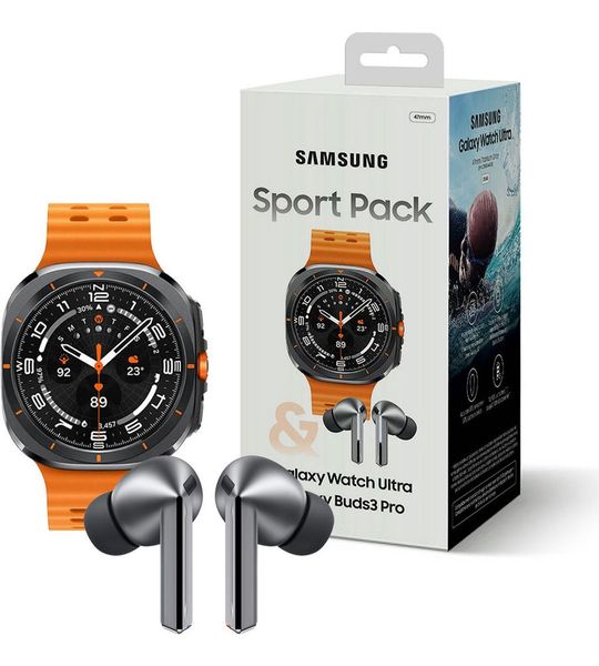 Samsung Galaxy Watch Ultra Titanium Grijs + Buds3 Pro Zilver