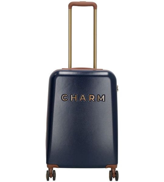 Charm London Travel Trolley S Blauw