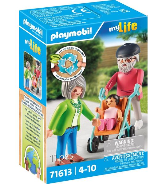 PLAYMOBIL My Life Grootouders met baby - 71613