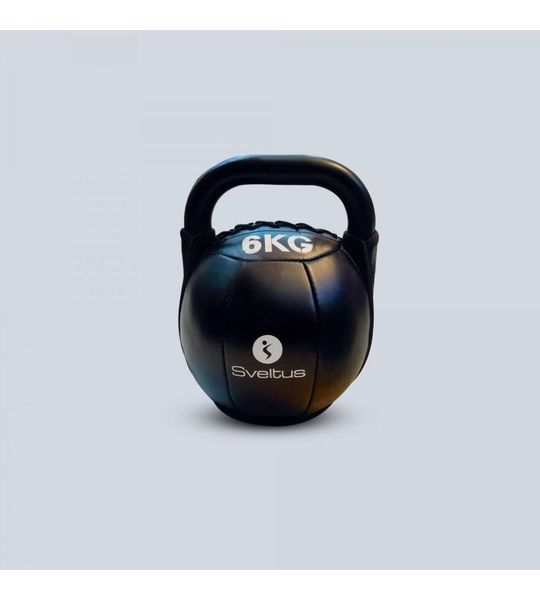 Sveltus Soft Kettlebell PU Black - 6kgs