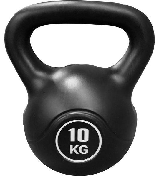 Kettlebell - Fitness - Kettlebells - Gewichten - 10kg - Zwart