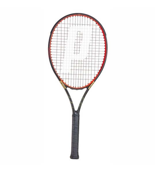 Tennisracket Prince TXT Beast 104 (260 gram) Black Red (Bespannen)-Gripmaat L1