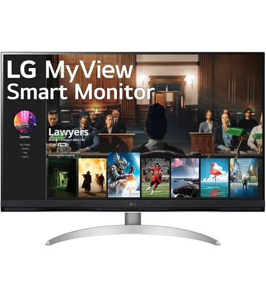 LG Smart Monitor 32sq700s-w.aeu - 31.5 Inch 3840 X 2160 (ultra Hd 4k) Va-paneel