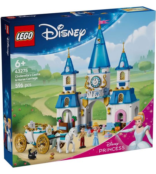 LEGO Disney Princess Assepoesters kasteel en paardenkoets 43275