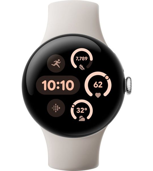 Google Pixel Watch 3 41mm Zilver/Crème