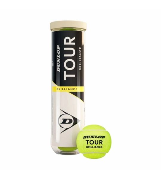 Tennisbal Dunlop Tour Brilliance 4-Tin (Doos 18x4) 2025