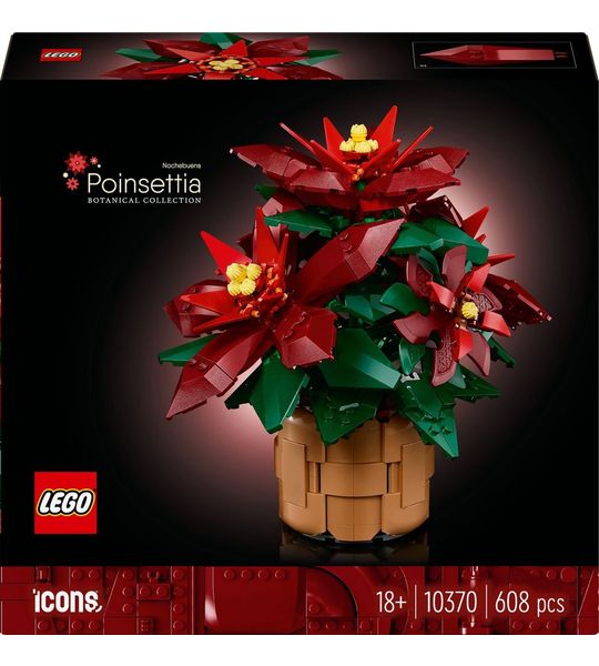 LEGO Icons Kerstster Poinsettia - 10370