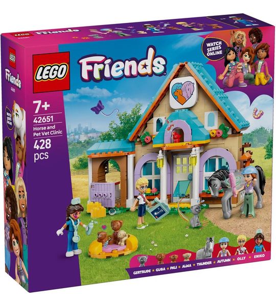 LEGO Friends Dierenkliniek voor paarden en huisdieren Bouwpakket - 42651