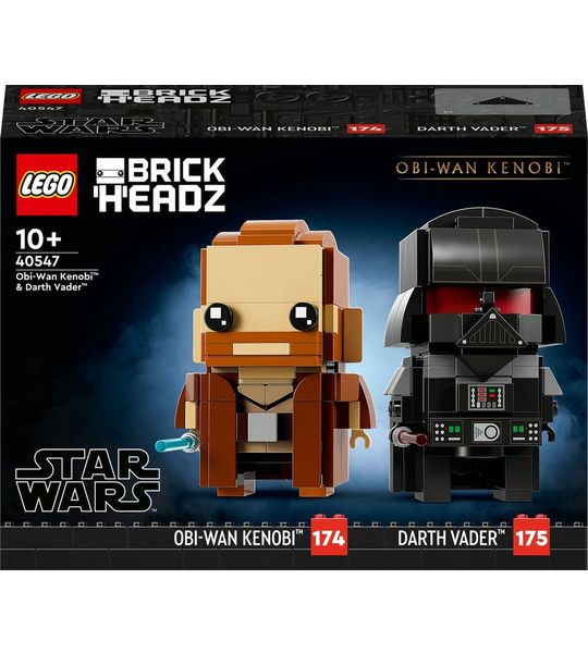 LEGO Star Wars Brickheadz 40547 - Obi-Wan Kenobi™ & Darth Vader™