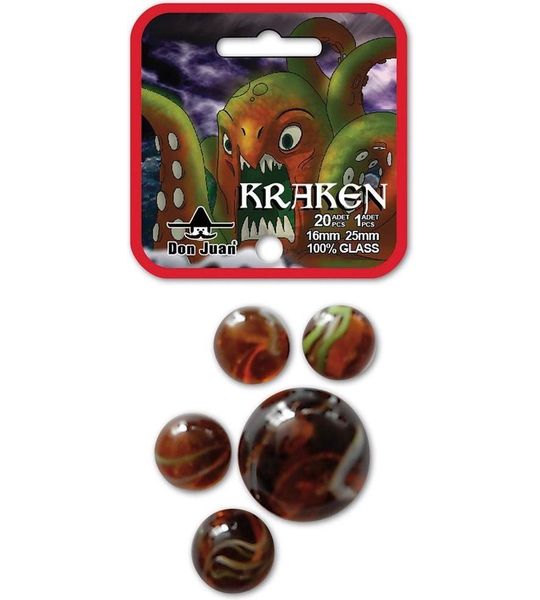 20+1 Knikkers Kraken Doos 20 Stuks