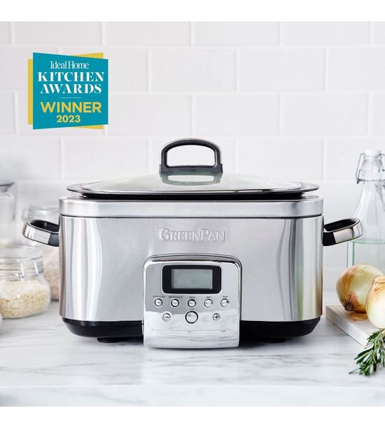 GreenPan Elite slowcooker 6ltr Slowcooker Rvs