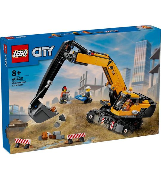 LEGO City Gele graafmachine speelgoedset 60420