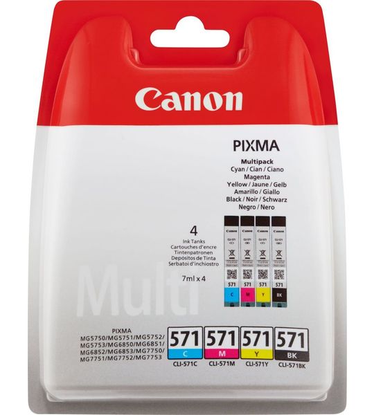 Canon CLI-571 4-Pack zwart en kleur