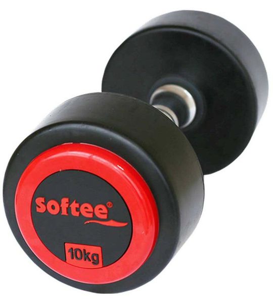 Softee Pro-sport 10kg Dumbbell Zwart 10 kg
