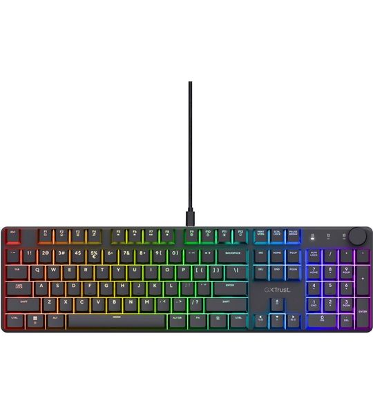 Trust GXT 866 Torix Mechanisch Gaming Toetsenbord Qwerty Zwart