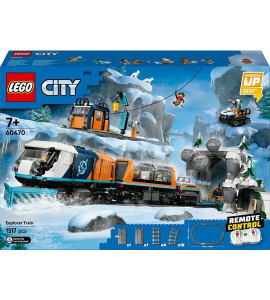 LEGO City Onderzoekstrein op de Noordpool Voertuig Speelgoed - 60470
