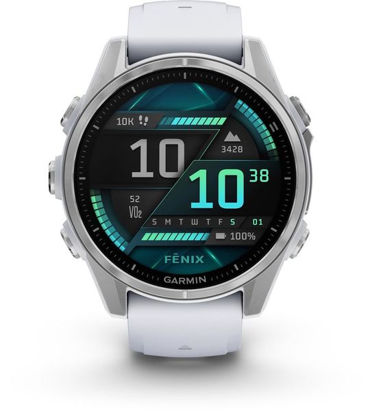 Garmin Fenix 8 Zilver/Wit 43mm