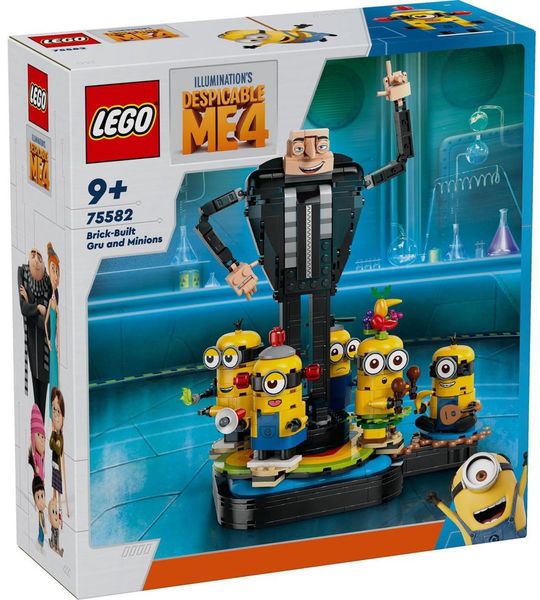 LEGO Despicable Me 4 - Bouwbare Gru en Minions - 75582