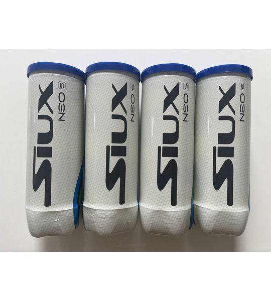 SIUX NEO Speed Padel ballen - 12 ballen ( 4 blikken met 3 ballen)