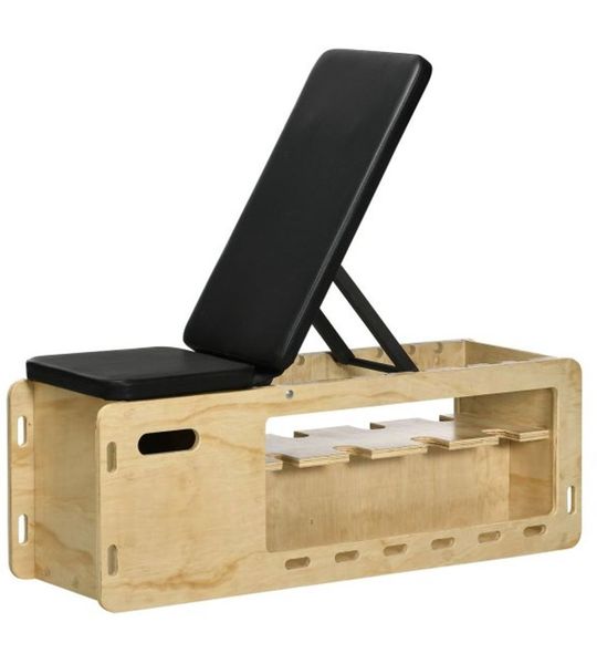 Fitnessbank - SportyFit - Verstelbaar - Opbergvak - Zwart