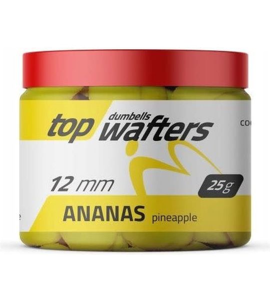 MatchPro Top Dumbells Wafters 12mm 25gr - Smaak : Pineapple