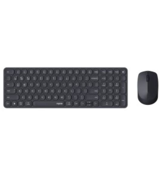 Rapoo 9310M Multi-mode Wireless Ultra-slim Desktop Combo Set Toetsenbord Zwart
