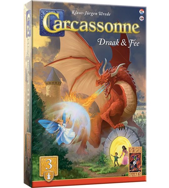 Carcassonne: Draak&Fee Uitbreiding - Bordspel