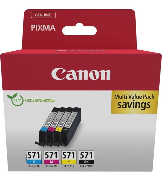 Canon Cli-571 Bkcmy Multicolor