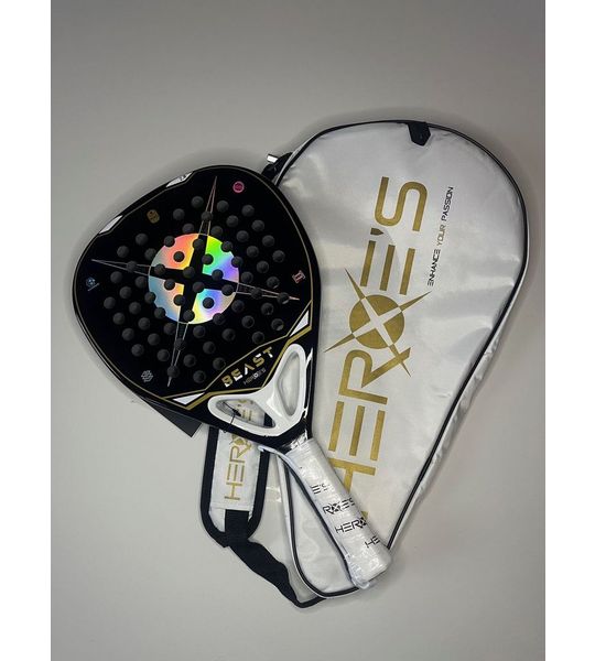 Heroe's Beast padelracket met draagtas