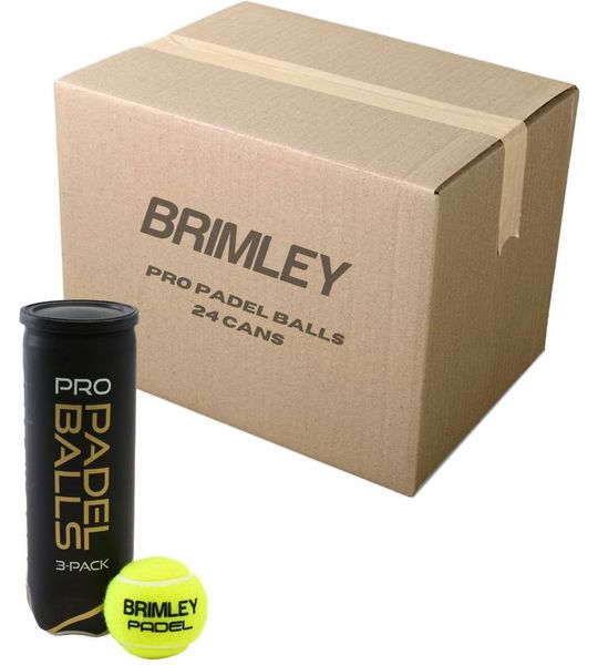 Brimley PRO Padelballen - 72 ballen (24 kokers)