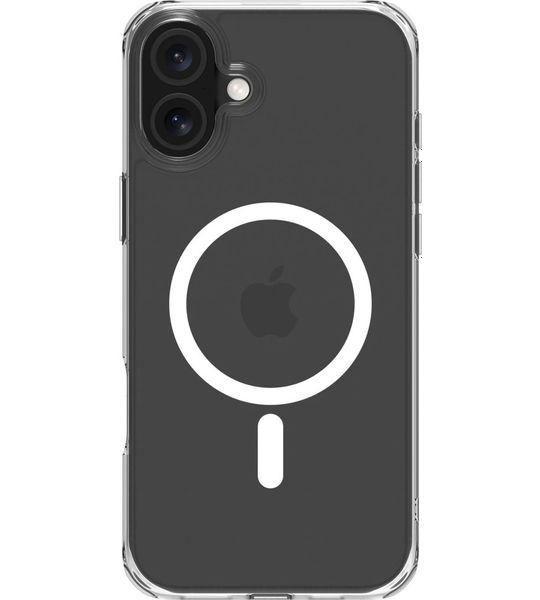 BlueBuilt Protective Back Cover met MagSafe iPhone 16 Plus Transparant