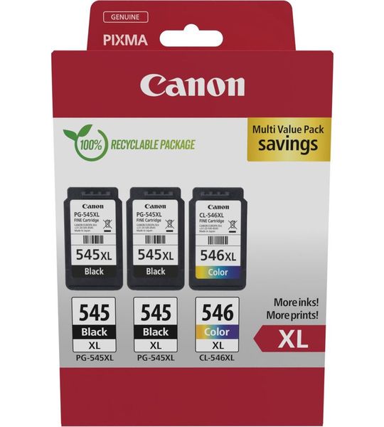 Canon Pg-545xl (x2)/cl-546xl Multicolor