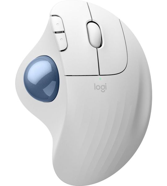 Logitech ERGO M575S Wireless Trackball Muis Wit