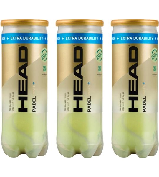 Head Padelballen - 3 blikken - 9 ballen - Padel Ballen