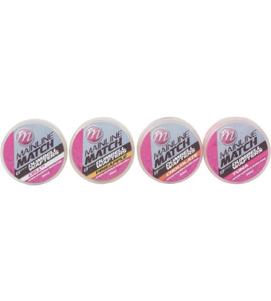 Mainline Match Dumbell Wafters 8mm (50ml) - Smaak : Pineapple