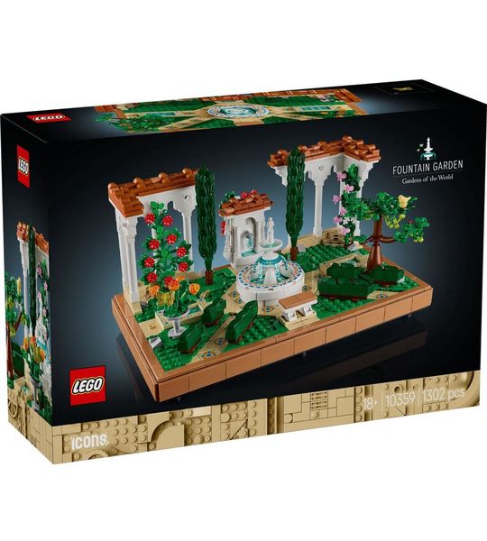 LEGO Icons Tuin met fontein - 10359