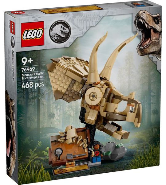LEGO Jurassic World Dinosaurusfossielen: Triceratops schedel - 76969