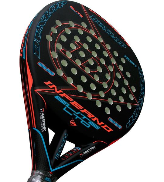 Dunlop Inferno Elite Lt G1 Hl Blue And Orange 623723 Ofp Padel Racket
