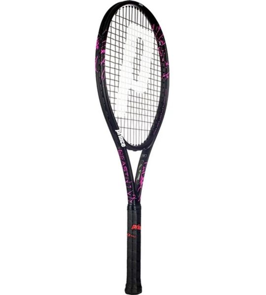 Tennisracket Prince Beast Pink 265G (Onbespannen)-Gripmaat L1