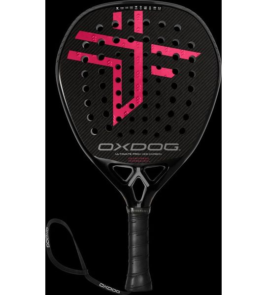 Oxdog Ultimate Pro+ 2025 - Padelracket - Zwart/Roze