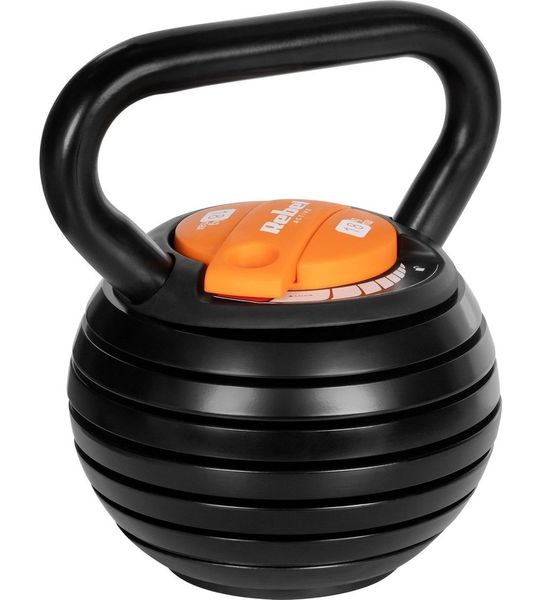 Adjustable Cast Iron Kettlebell 18 kg REBEL ACTIVE