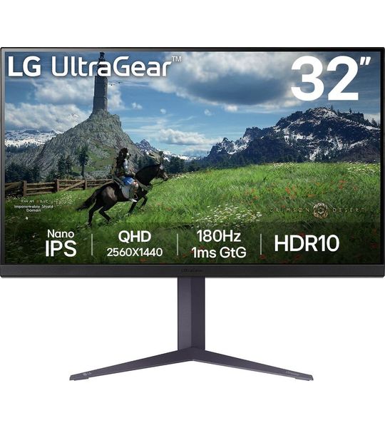 LG Ultragear 32gs85q-b.aeu - 31.5 Inch 2560 X 1440 (quad Hd) 1 Ms 200 Hz