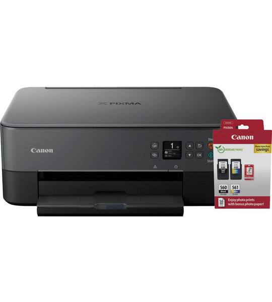 Canon PIXMA TS5350I + 1 set extra inkt + fotopapier