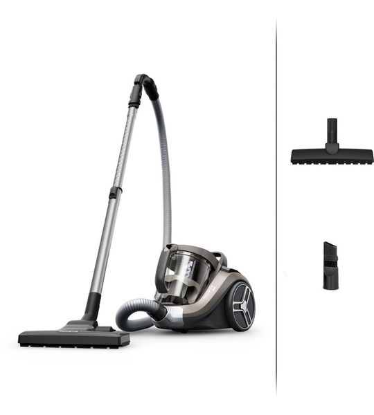 Rowenta RO4B30 Compact Power Cyclonic Parquet Zakloze stofzuiger Zwart