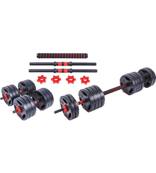 Halterset & Dumbbell Set 2 in 1 - Verstelbare Halterset - 30 kg