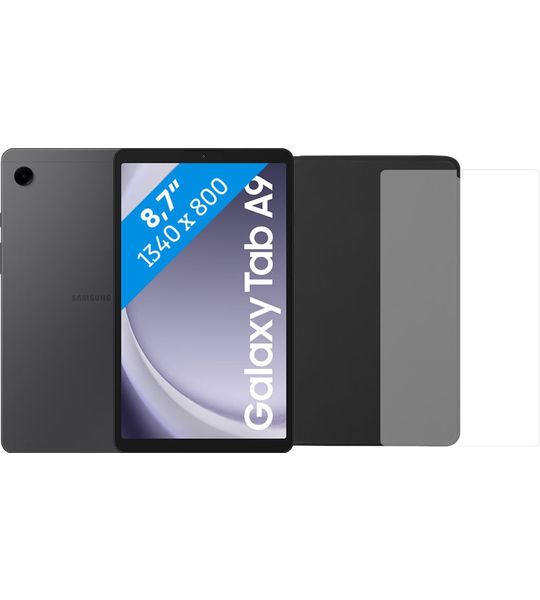Samsung Galaxy Tab A9 8,7 inch 64GB Wifi en 4G Grijs + Beschermpakket