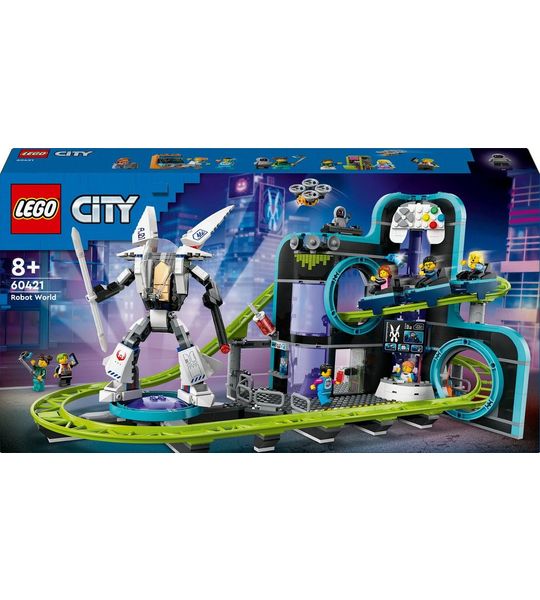 LEGO City Achtbaan in Robotwereld speelgoed 60421