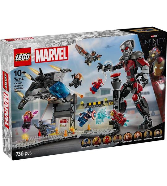 LEGO Marvel Captain America: Civil War actiescène 76314