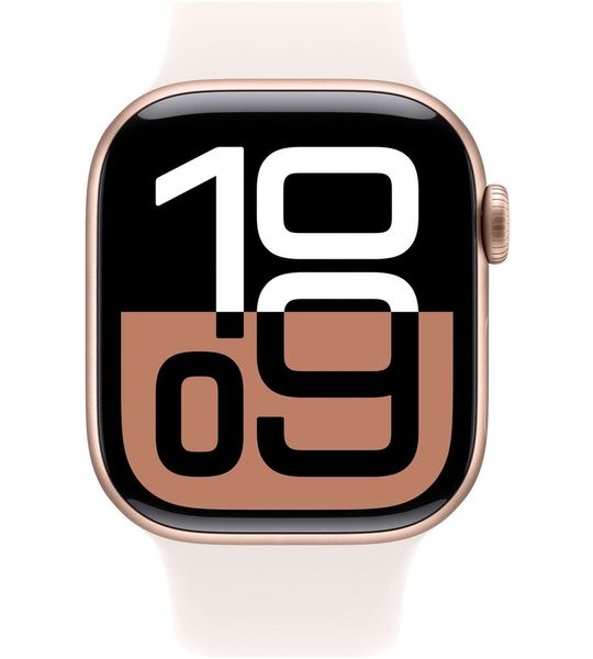 Apple Watch Series 10 42mm Roségoud Sportband M/L